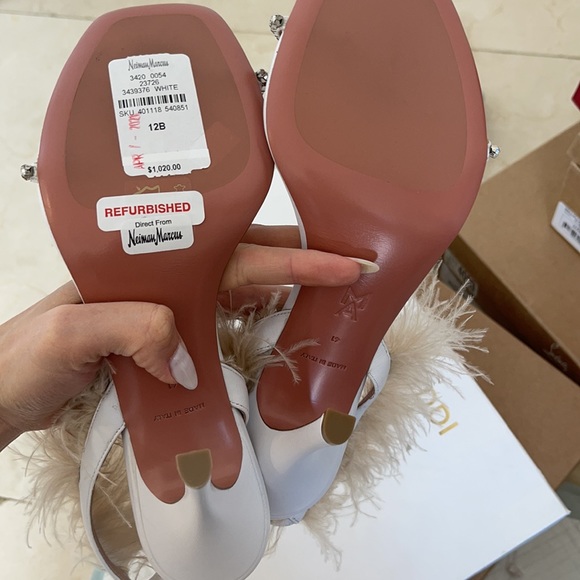 Amina Muaddi feather heel - Picture 3 of 4